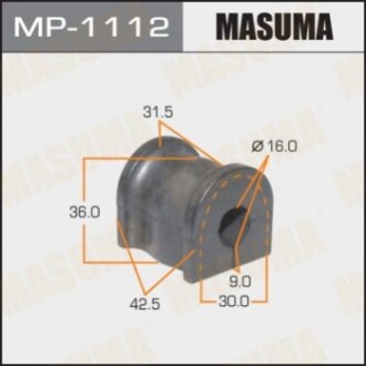 Втулка стабилизатора MP1112