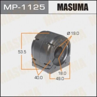 Втулка стабілізатора MASUMA MP1125 (фото 1)