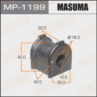 Втулка стабилизатора задняя MP1199