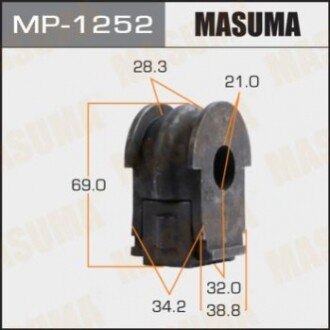 Втулка стабилизатора MP1252