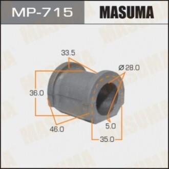 Втулка стабилизатора MP715