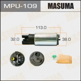 Бензонасос электрический (+сеточка) Honda/ Mitsubishi/ Subaru/ Toyota (MPU109) Masuma