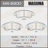 Колодки дискові CR-V/V2000,V2200 front (1/12) MASUMA MS8900 (фото 1)