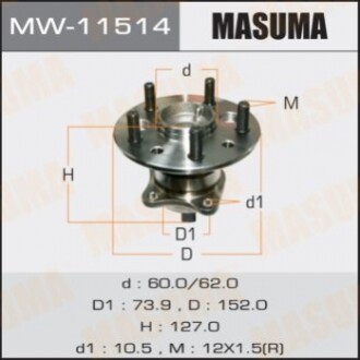 Ступица колеса (MW11514) MASUMA