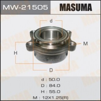 Ступиця колеса заднього у зборі з підшипником Infinity FX 35 (02-08) (MW21505) MASUMA