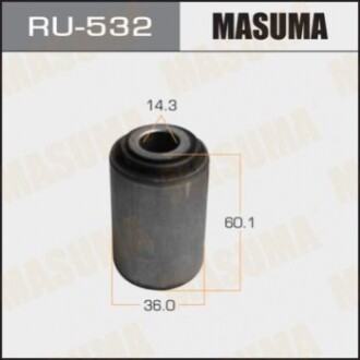 Сайлентблок MASUMA  ALMERA / N15 front low RU532