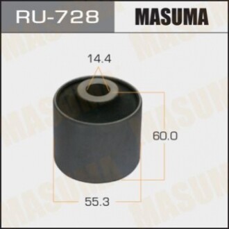 Сайлентблок LAND CRUISER, LX470 / UZJ100L, UZJ100W задн нижн (RU728) MASUMA RU728