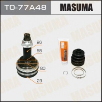 ШРУС наружный Toyota Prius (-09) (нар:26/вн:23)  (TO77A48) Masuma