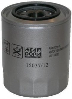 MEATDORIA MITSUBISHI Фильтр масла Lancer 1.8D,TD 87-, 2.0D,TD SHOGUN 2.5TD/L2000D/2 15037/12