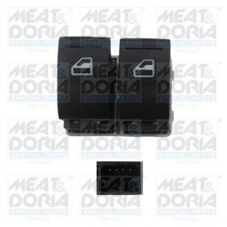 MEATDORIA VW Выключатель электростеклоподъемника T5 03- 26126