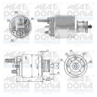 Соленоїд стартера MEAT&DORIA 46223 (фото 1)