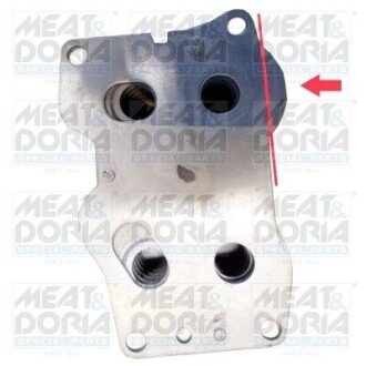 MEATDORIA CITROEN Масляный радиатор C4 Grand Picasso,C4,C5 II,III,DS4/5,Jumpy,Fiat Scudo,Ford Focus,Kuga,Mondeo IV,Peugeot,Toyota 2.0HDI/TDCI 04- 95282