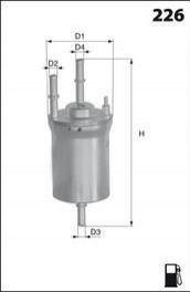 Топливный фильтр MECAFILTER ELE6102 (фото 1)
