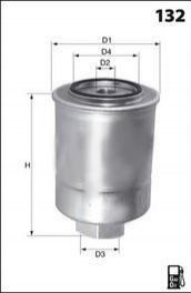 Топливный фильтр MECAFILTER ELG5247 (фото 1)