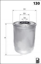 Топливный фильтр MECAFILTER ELG5406 (фото 1)