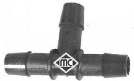 Универсальный соеденитель шлангов 13mm (Т-образный) Metalcaucho 00065 (фото 1)