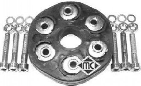 К-кт муфты эластичного карданного вала MB 190 (W201), Coupe (C124), E (A124), E (C124), E (W124), S (W126), Sedan (W123) 2.0-3.0D 01.76-03.98 Metalcaucho 00906 (фото 1)