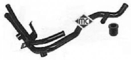 Патрубок радіатора охолодження Metalcaucho 03125 (фото 1)