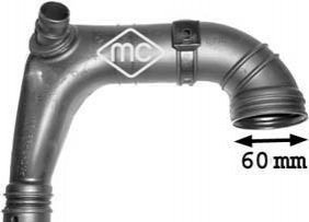 Патрубок інтеркулера Metalcaucho 03865 (фото 1)