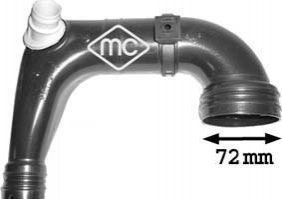 Патрубок інтеркулера Metalcaucho 03875 (фото 1)