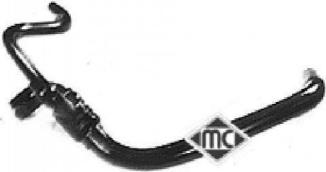 Патрубок системи охолодження Metalcaucho 08263 (фото 1)