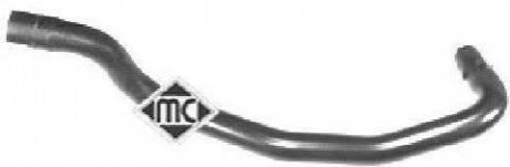 Патрубок радиатора Citroen Xantia 1.9D (08650) Metalcaucho
