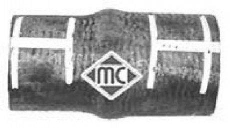 Патрубок радиатора охлаждения Metalcaucho 08950 (фото 1)