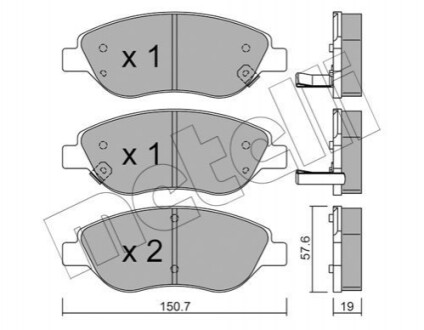 Гальмівні колодки 22-0577-2