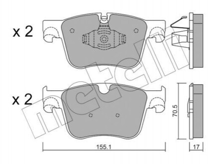 Тормозные колодки 22-0985-1