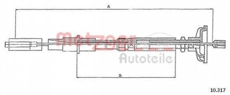 Трос зчеплення 10317