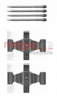 Монтажный к-кт тормозных колодок METZGER 109-1636 (фото 1)