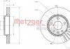 Диск тормозной (передний) Renault Trafic II/Opel Vivaro 01- (305x28) METZGER 6110112 (фото 1)