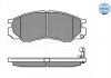 Дисковые тормозные колодки (передние) MEYLE 025 232 9015/W (фото 3)