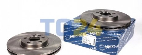 Гальмівний диск (передній) MEYLE 11-15 521 0006 (фото 1)
