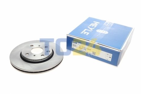 Гальмівний диск (передній) MEYLE 11-15 521 0037 (фото 1)