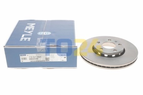 Гальмівний диск (передній) MEYLE 1155211040 (фото 1)