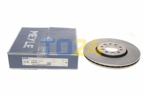 Тормозной диск (передний) MEYLE 1155211051 (фото 1)
