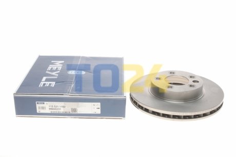 Тормозной диск (передний) MEYLE 1155211102 (фото 1)