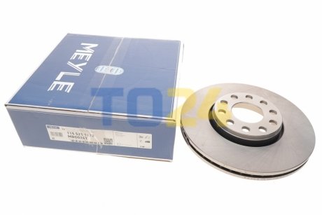 Тормозной диск (передний) MEYLE 1 155 211 120 (фото 1)