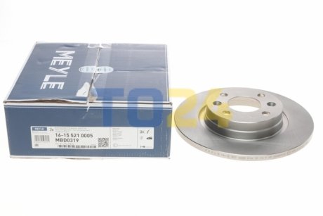 Гальмівний диск (передній) MEYLE 16155210005 (фото 1)