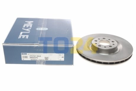 Гальмівний диск (передній) MEYLE 215 521 0045 (фото 1)