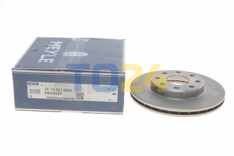 Тормозной диск (передний) MEYLE 29155210006 (фото 1)