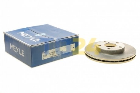 Тормозной диск (передний) MEYLE 30-15 521 0063 (фото 1)