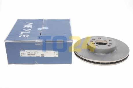Тормозной диск (передний) MEYLE 3155210019 (фото 1)