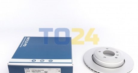Тормозной диск (задний) MEYLE 3155230047PD (фото 1)
