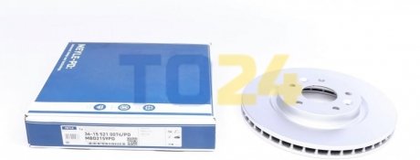 Тормозной диск (передний) MEYLE 36-15 521 0074/PD (фото 1)