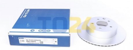 Тормозной диск (задний) MEYLE 36-15 523 0050/PD (фото 1)