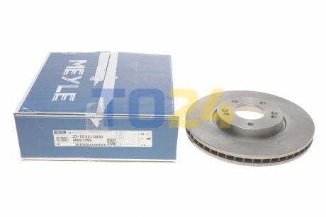 Тормозной диск (передний) MEYLE 37-15 521 0030 (фото 1)