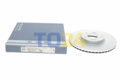 Тормозной диск (передний) MEYLE 37-15 521 0033/PD (фото 1)