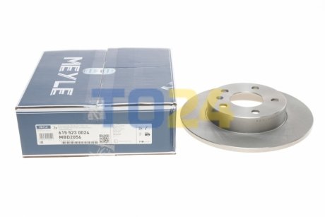 Тормозной диск (задний) MEYLE 615 523 0024 (фото 1)